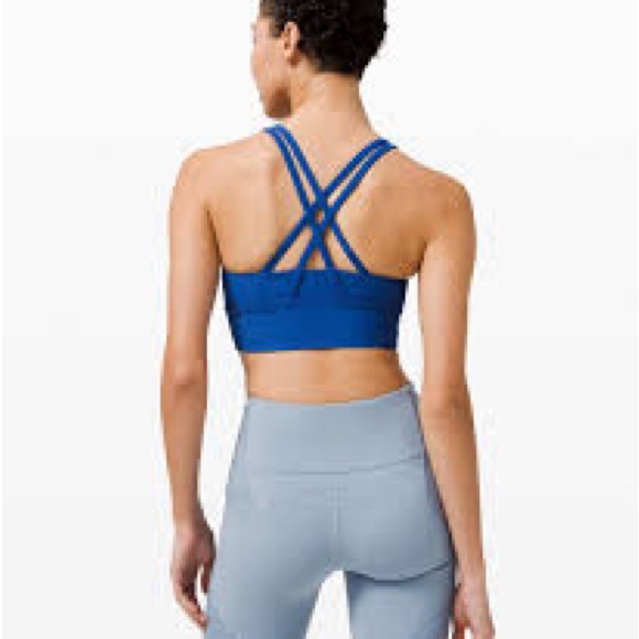 Energy bra longline Rib - Regatta Blue - Picture 1 of 3